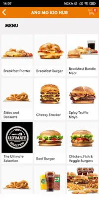 Burger King Singapore android App screenshot 1